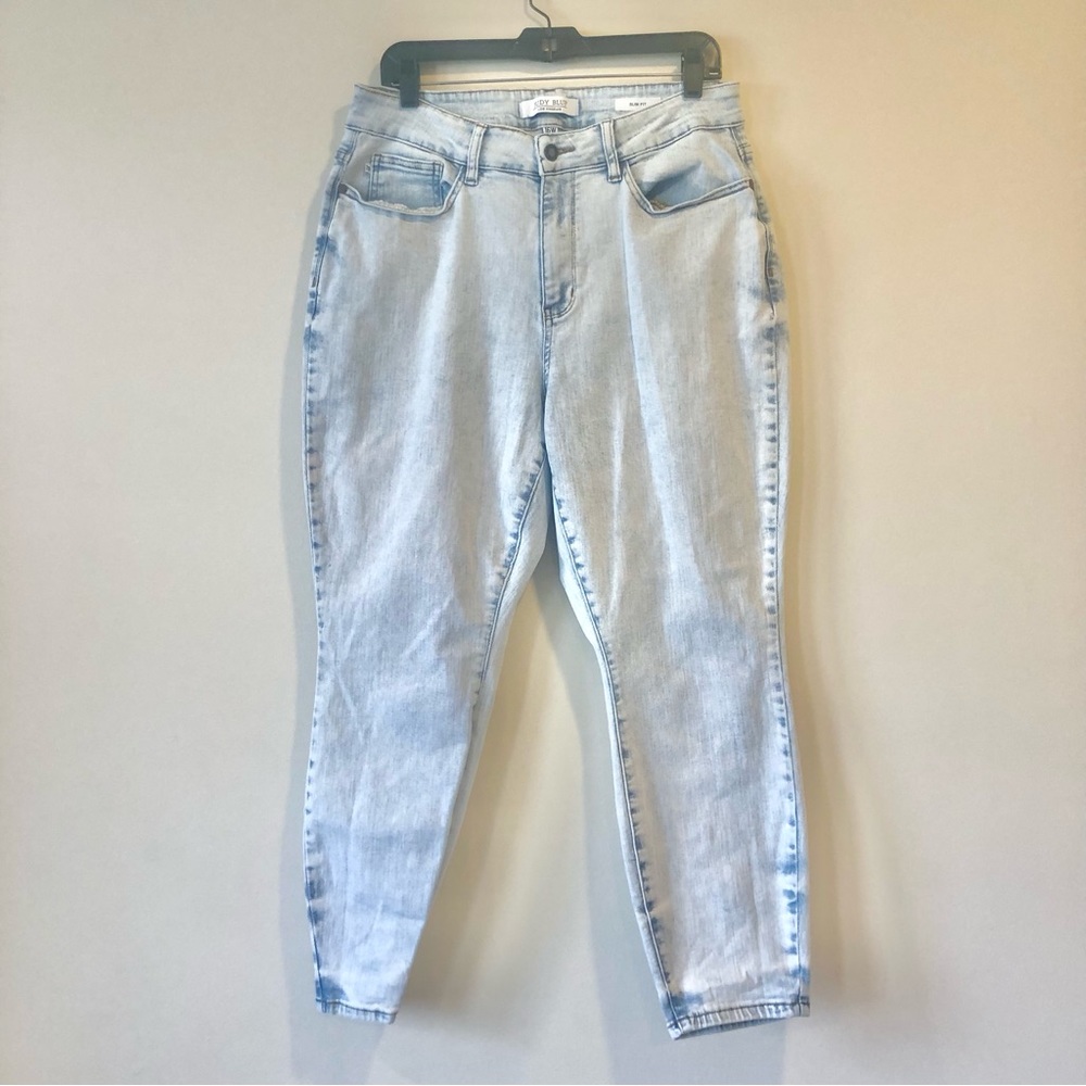 Judy Blue high rise slim fit acid washed jeans size 16W